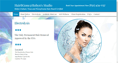 Desktop Screenshot of hairbgoneelectrolysis.com